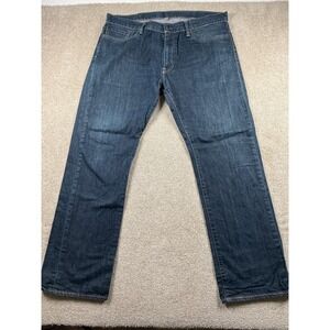 VTG Levi's 514 Authentic Slim Straight Jeans Mens 38x32 Blue Denim Medium Wash